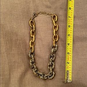 J crew crystal chain necklace